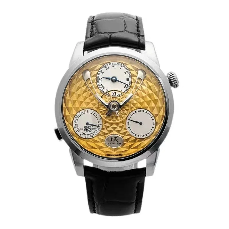 Shanghai Watches Qiong Jing Sky Dome Men's Watch 65th Anniversary Limited Edition 43mm Automatic Mechanical Watch Sapphire Watch