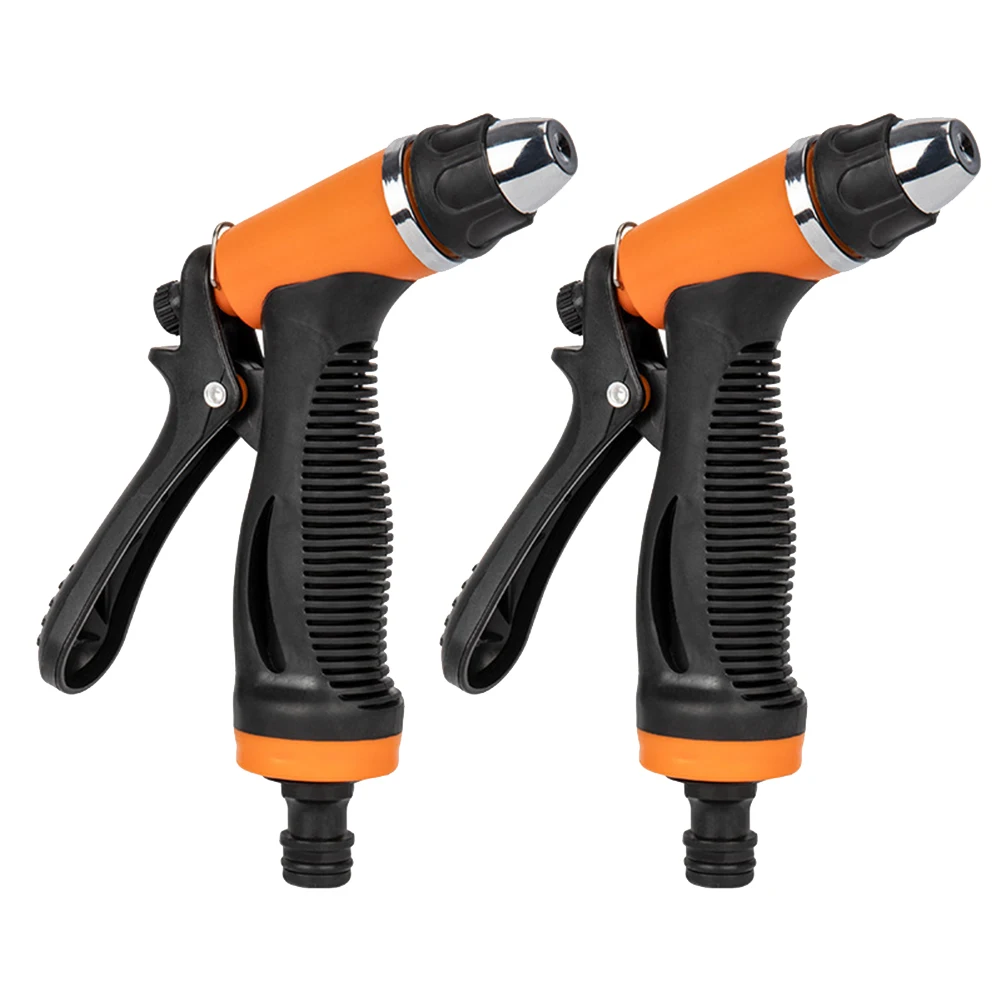 

Adjustable Spray Nozzle Car Washer Nozzle For Garden Irrigation 2-piece Sprayer Set Chrome-plated Brass Construction