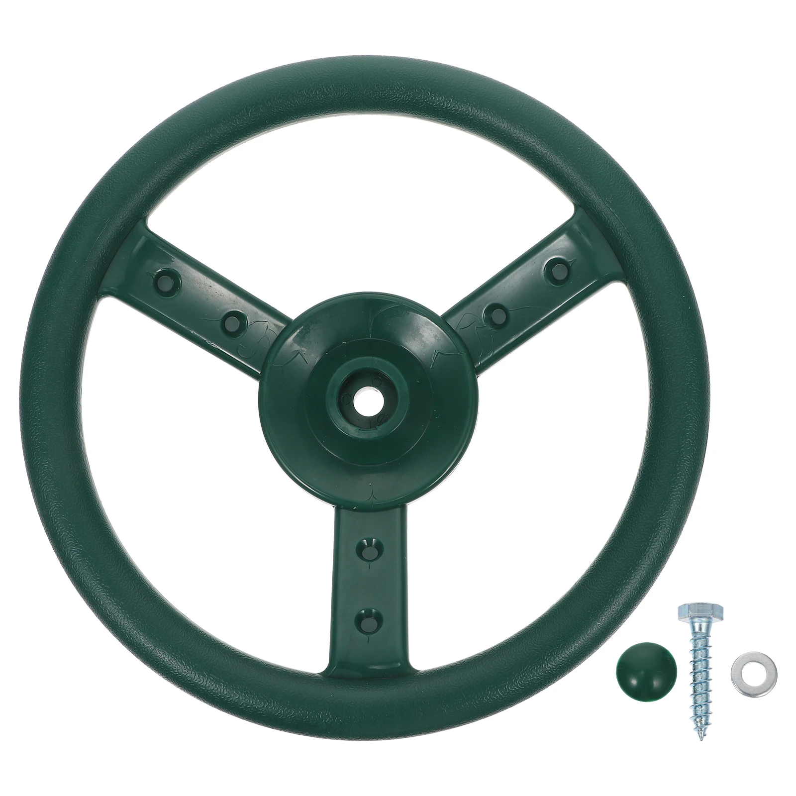 Plastic Small Steering Wheel Large Round Swing Disc Premium Material Recreation Swing Plate Outdoor Playground Seat Accessory