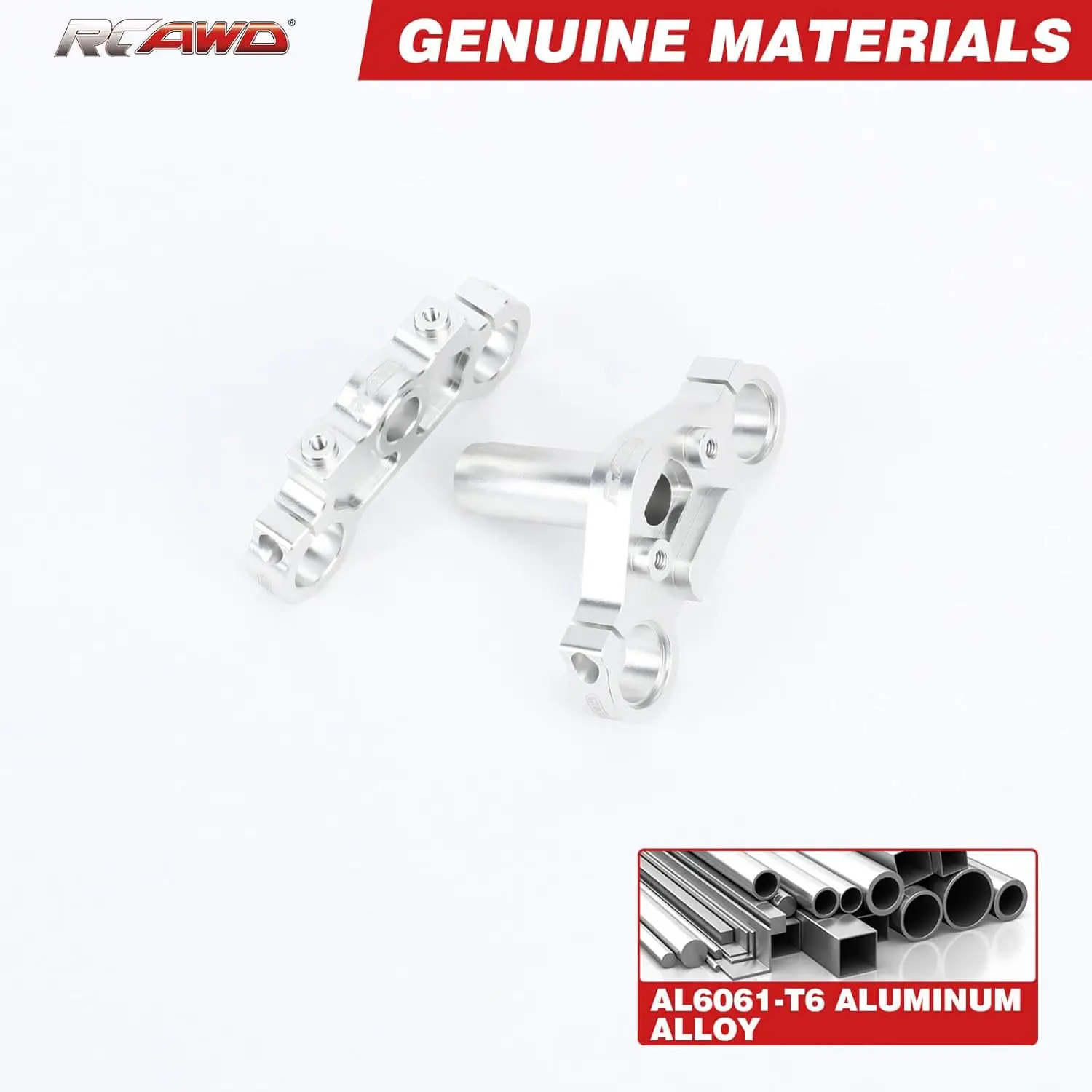 RCAWD Aluminum Triple Clamp Set for 1/4 Losi Promoto MX Motorcycle RC upgrades part #LOS364006