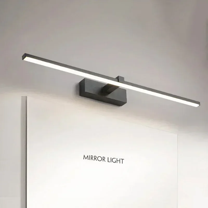 

Modern LED Wall Light For Study Bedroom Bedside Hardwares Wall Lamp Bathroom Mirror Line Lamp Indoor Sconce Lighting Fixture