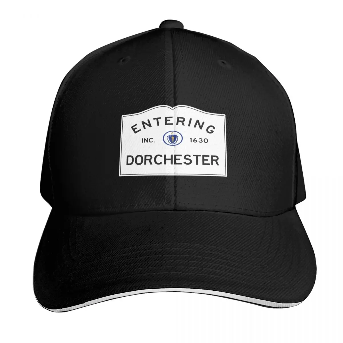 

Entering Dorchester Road Sign - Dorchester, Massachusetts Baseball Cap Luxury man cap Hat Beach black Hats For Men Women's