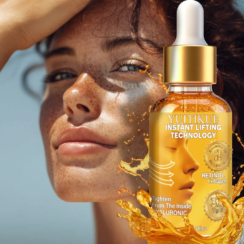 YUITIKUE Retinol Collagen Lifting Serum 30ml Instant Tightening with Hyaluronic Acid for Firm, Youthful Skin