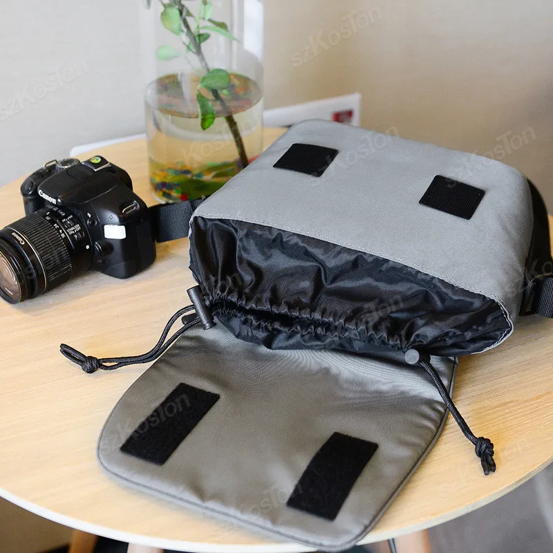 Messenger Bag Capacity Waterproof Bag Outdoor Travel Camera Bag with Removable Divider for DSLR Shoulder Storage Bag