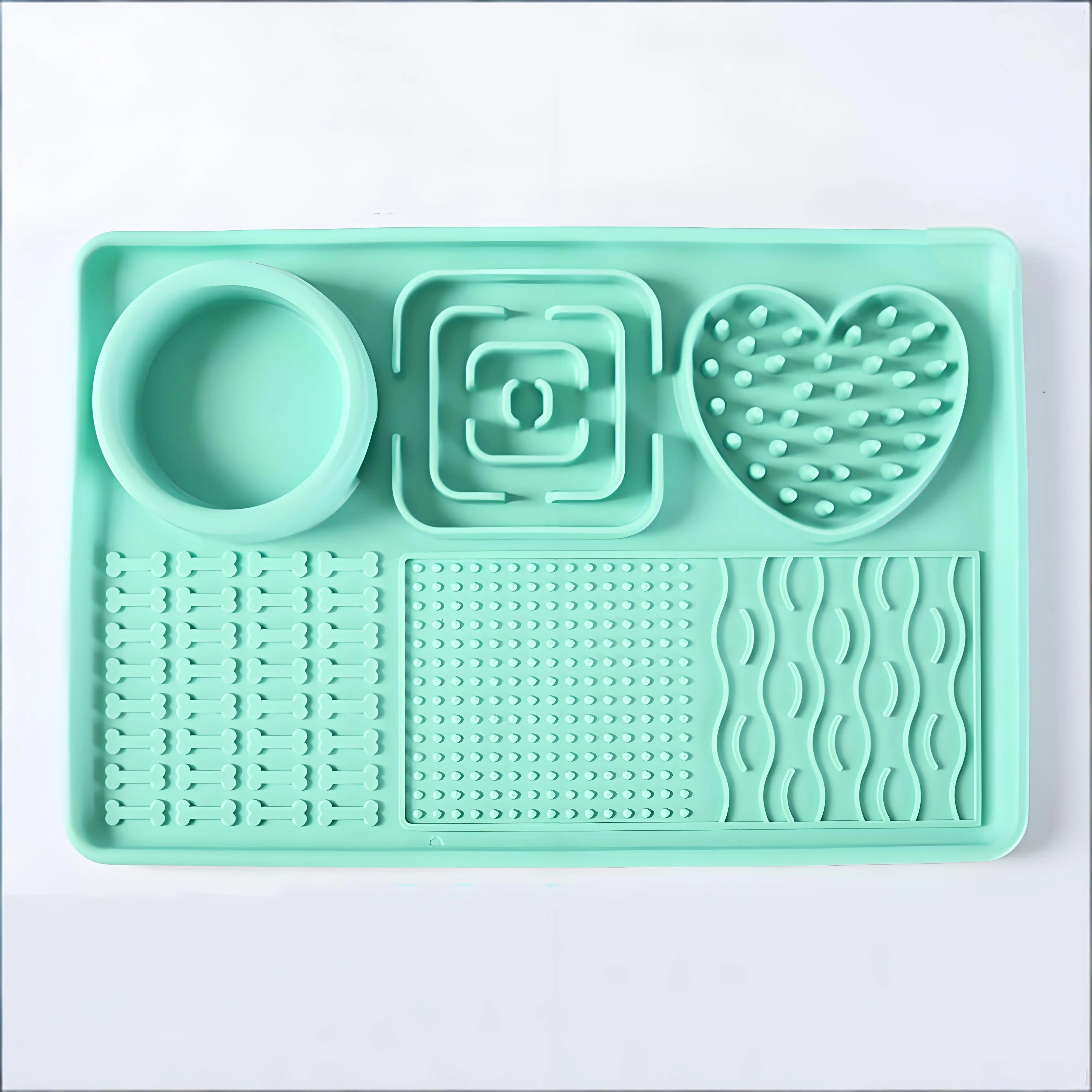 Best-selling Pet Licking Mat Pet Food Mat Slow Feeding Mat with Suction Dog Licking Mat