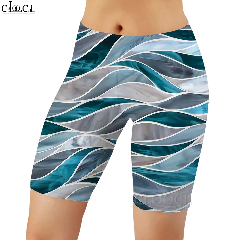 CLOOCL New  Fashion Women Legging Elegant Daisies Pattern 3D Printed Casual Shorts for Female Workout Running Gym Sweatpants