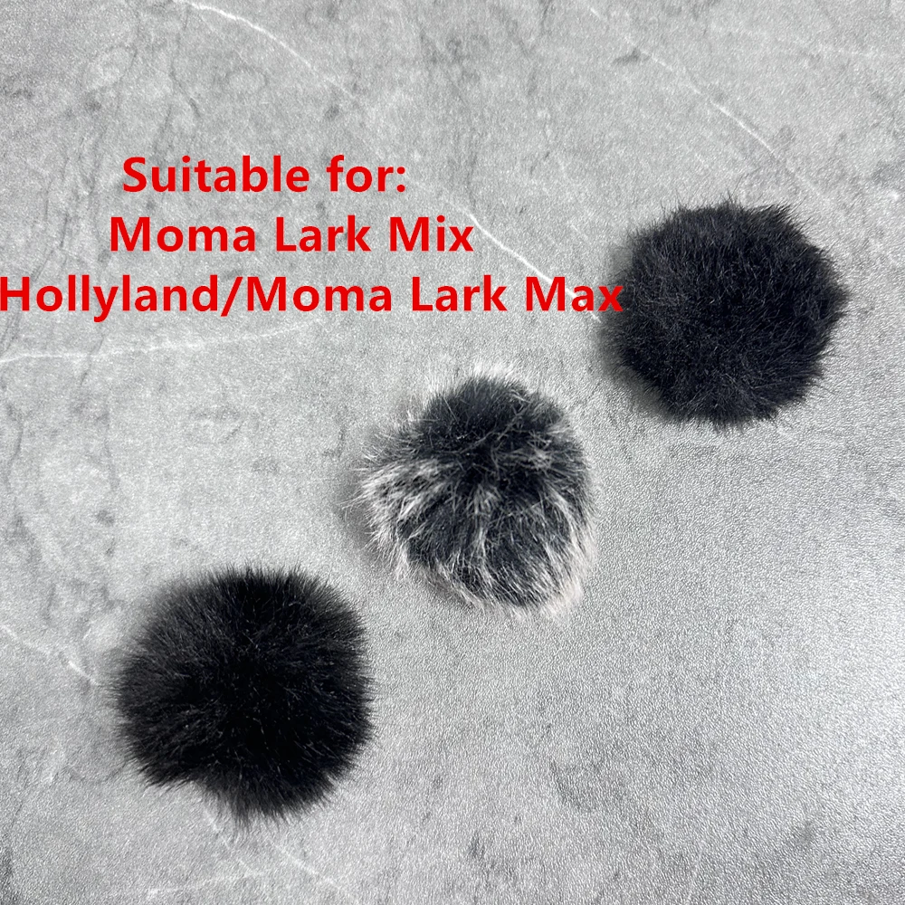 Furry Windscreen for Moma Hollyland Lark MIX MAX Wireless Microphone Transmitter