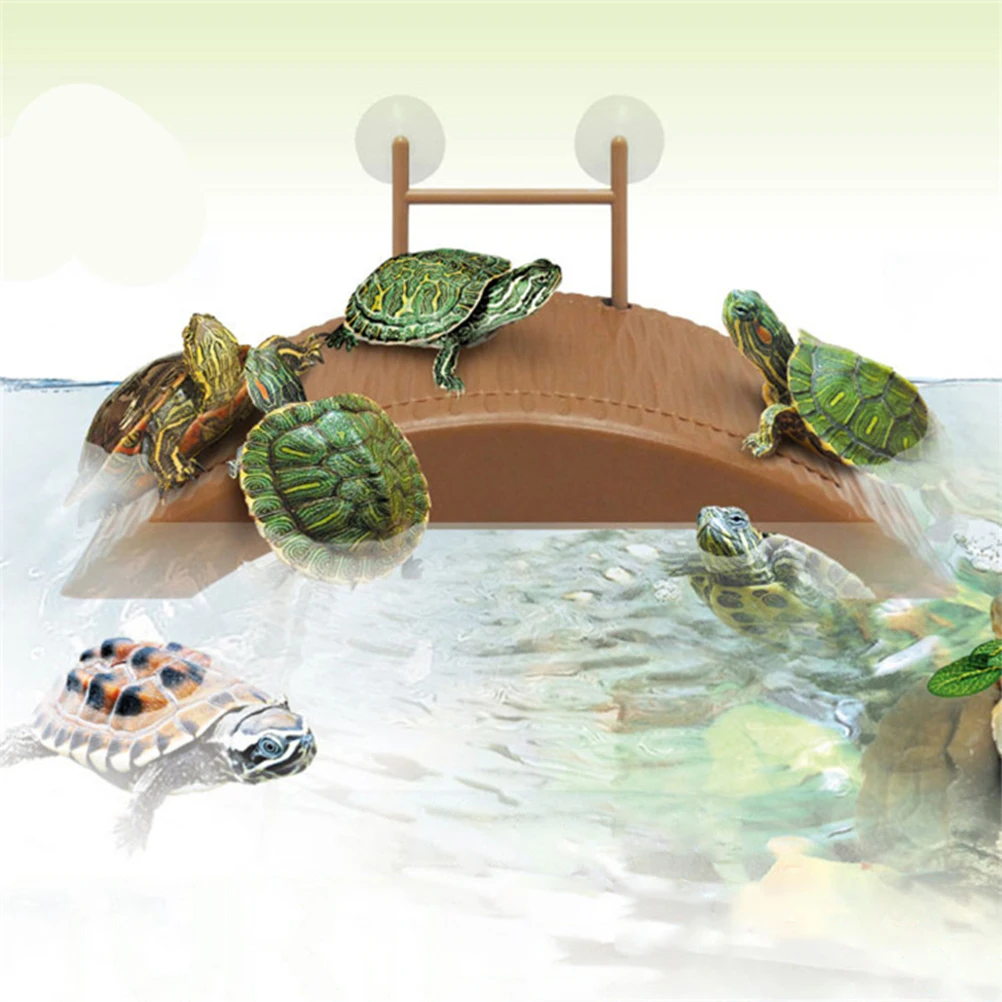 

Plastic Turtle Basking Platform Durable Reptile Dock Wide Surface Floating Terrapin Rest Deck Safe Water Turtles Frogs Snake