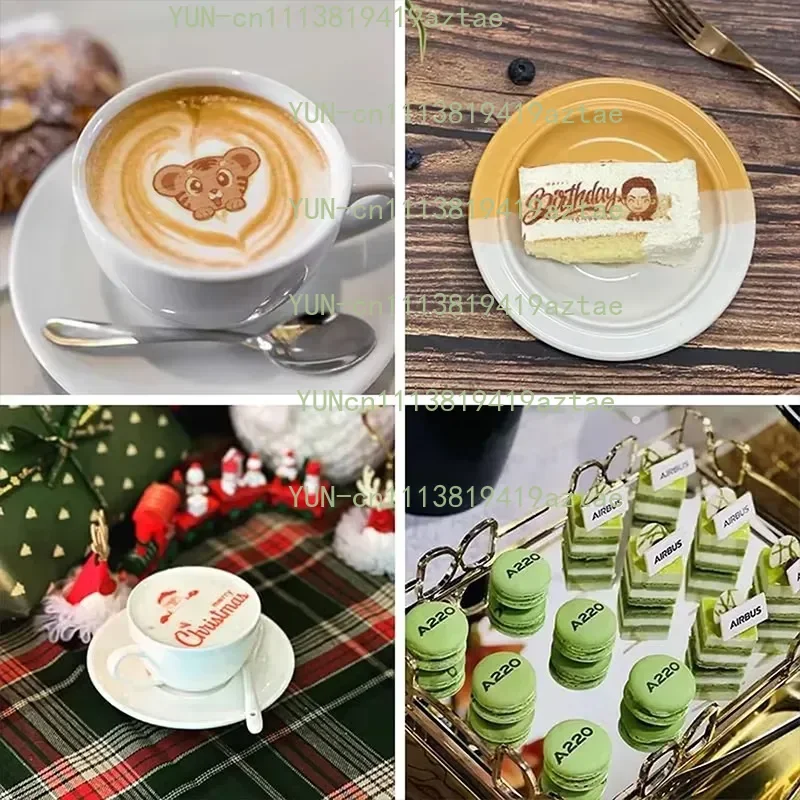 DIY Edible Ink Food Printing Machine Coffee Latte Art Chocolate Printer for Kitchen Home