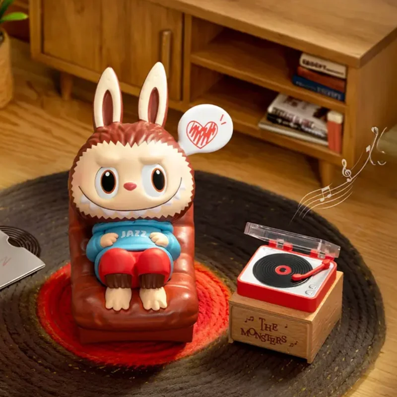NUEVO POP MART LABUBU The Monsters Serie JAZZ Figura de Anime Caja Sorpresa Muñeco Colgante Kawaii Decoración del Hogar Juguetes Coleccionables Regalo