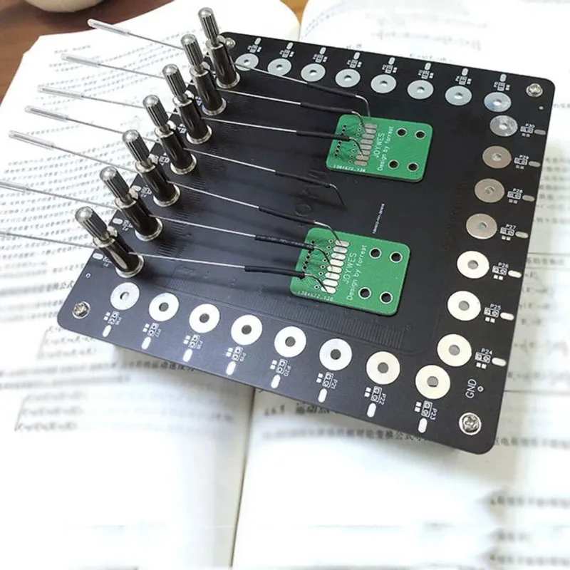 データ回復およびpcbテスト用精密プローブピンセット-7ピンセット