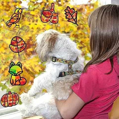 1set DIY autumn wreath craft kit, autumn decoration supplies, suitable for autumn, Thanksgiving and Christmas creative gifts