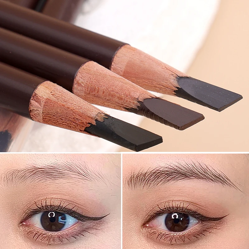 Augenbrauen stift wasserdichte Augenbrauen verstärker dauerhafte einfache Farbe Augenbrauen kosmetik profession elle Make-up Augenbrauen lift Feder Augenbrauen stift