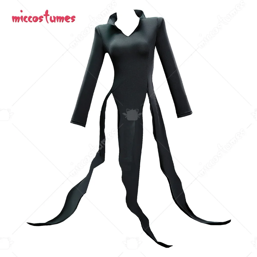 

Miccostumes женское черное платье ужаса косплей костюм костюм на Хэллоуин