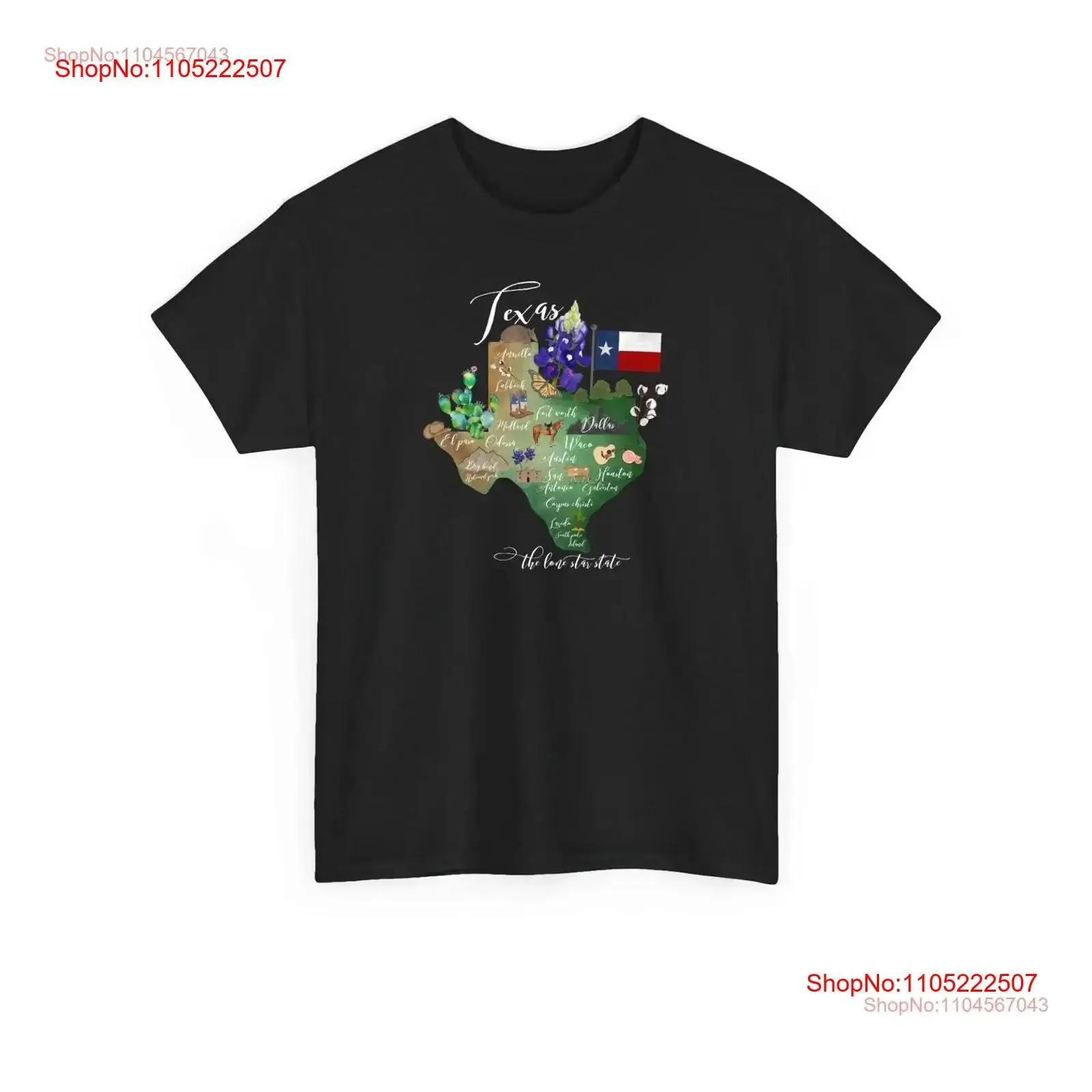 

Футболка с картой Техаса Lone Star State Pride, уникальный сувенир, художественная техасская одежда, винтажная стираная уличная одежда унисекс, мода