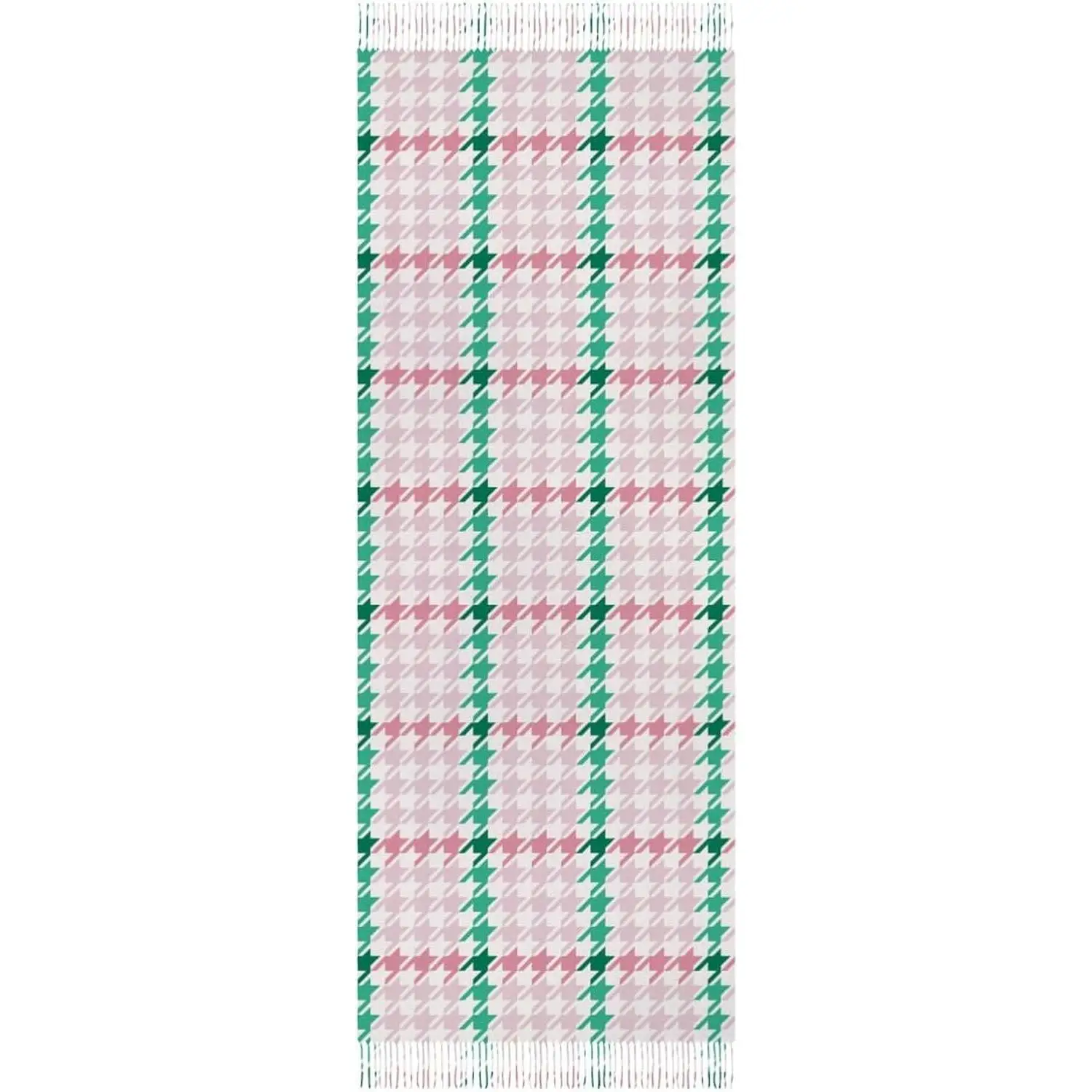 

Теплый мягкий зимний легкий кашемировый длинный шарф для женщин, подарки на каждый день, путешествия, офис, узор «гусиные лапки» с принтом