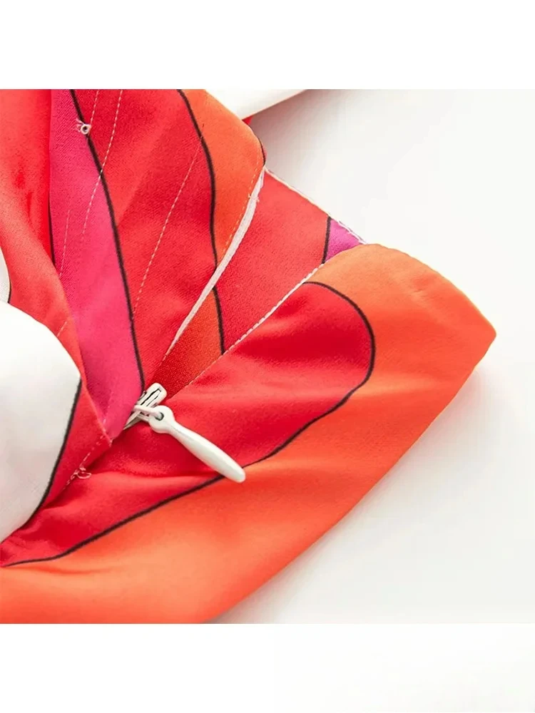 KONDALA Beach Chic Long Women Cami Dress Geometric Sleeveless Holiday Dress Fashion 2025 Autumn Elegant Evening Club Dress