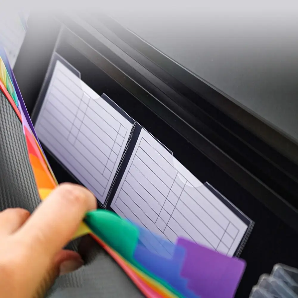 拡張 A4 ファイルフォルダー多層 7/13 グリッド試験紙収納袋防水大容量試験紙オーガナイザー学生