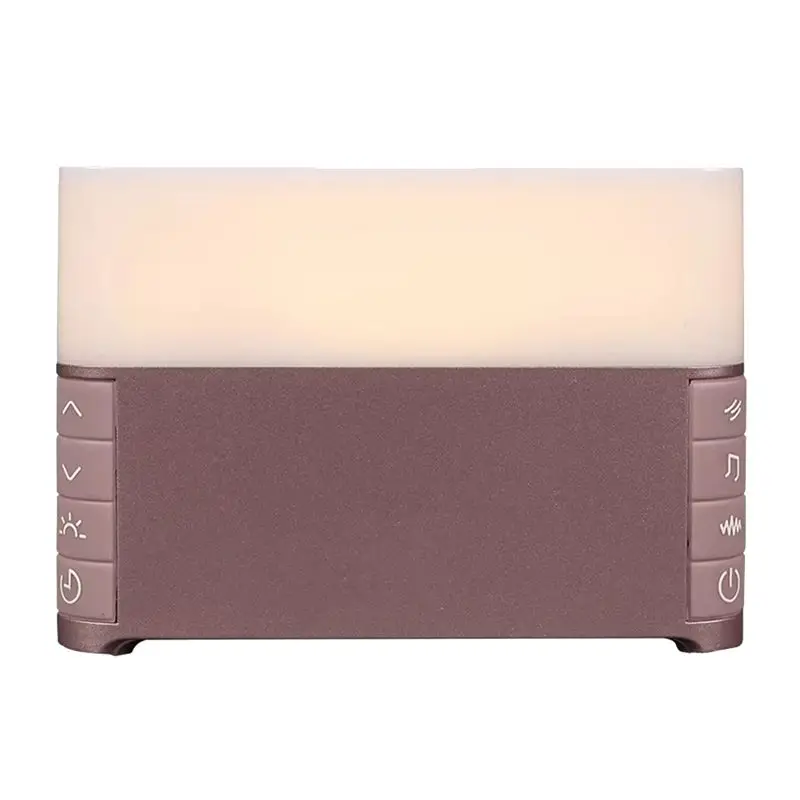White Noise Machine Baby Sleep Aid 39 Songs Soothing Sounds Rechargeable With Soft Night Light Timer Noise Player Gold