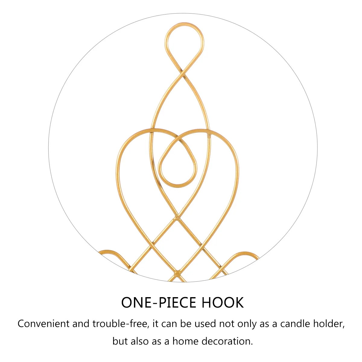 

Wall Mounted Candlestick European Style Iron Art Holder Decorative Home Wedding Party Hanging Candlestick Modern Design