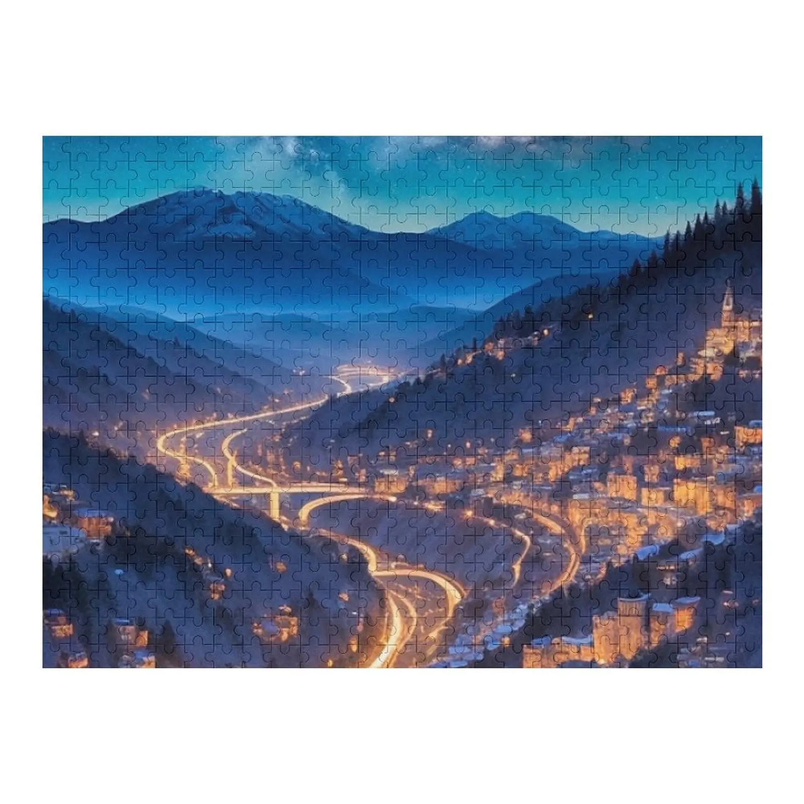 

Velaris, ACOTAR, City of starlight, Sarah J Maas, Feyre Archeron, Rhysand Jigsaw Puzzle Toys For Children Wooden Animal Puzzle