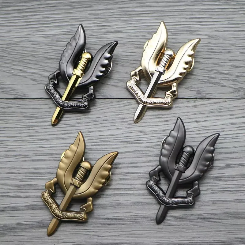 SAS British Special Air Service Airborne Mark Chest Parachute Special Forces Badge Unique retro style commemorative medals view 5
