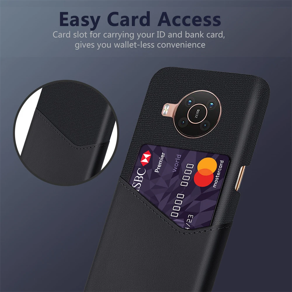 Business Case For Nokia X20 X10 8.3 8 V 5G UW 7.2 6.2 5.4 Funda Card Slots Cover For Nokia 3.1 5.1 6.1 8.1 7 Plus G10 G20 Coque