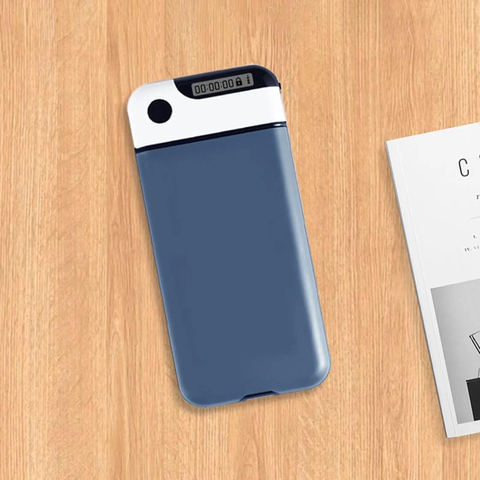 Time-controlled lock box, versatile telephone lock box with timer