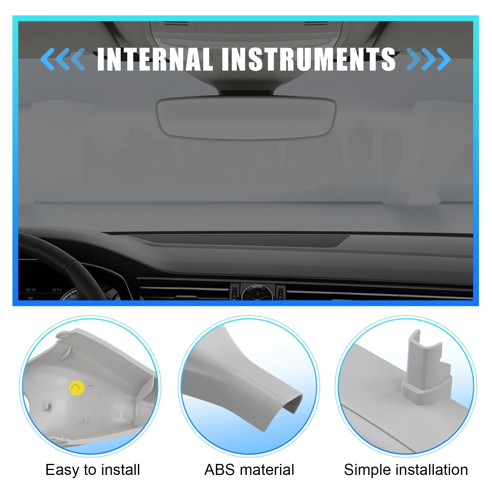 

For VW Passat B8 Variant B8 Interior Internal Auto Dimming Rear View Mirror Cover 3G0867927B 3G0857593 3G0858548