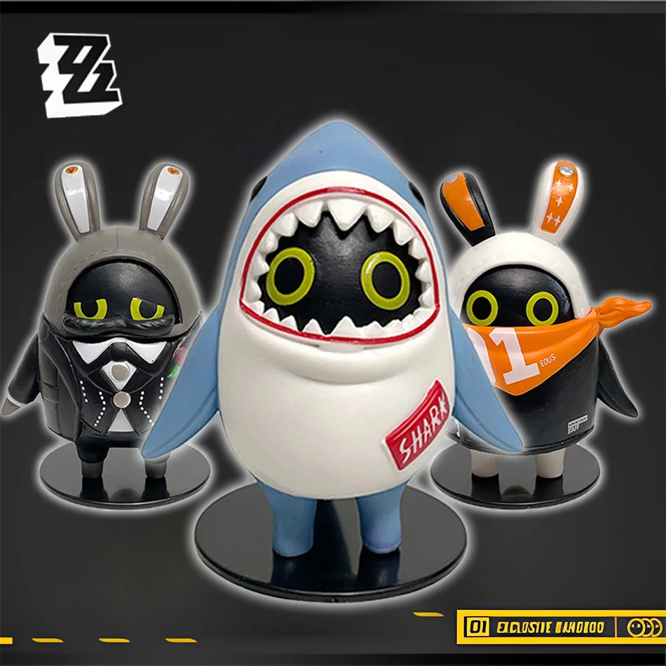 

Juego de 3 señales Zenless Zone Zero, bonita facilidad Bangboo Eous, модель рисунка воздушного спорта, juguetes, decoración de coche