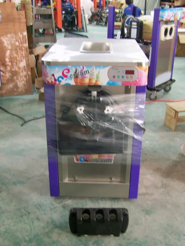 tabletop single flavor ice cream machine