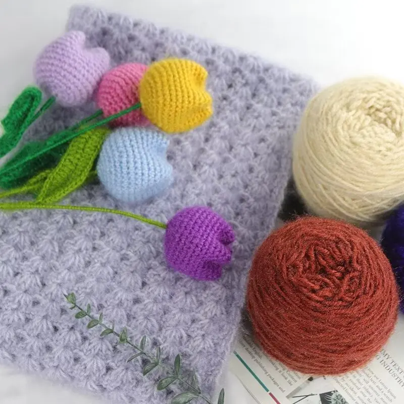 150g Squirrel Velvet Yarn Medium Thick Thread DIY Crochet Yarn Hand Woven Hat Sweater Craft Thread Suitable for Beginner