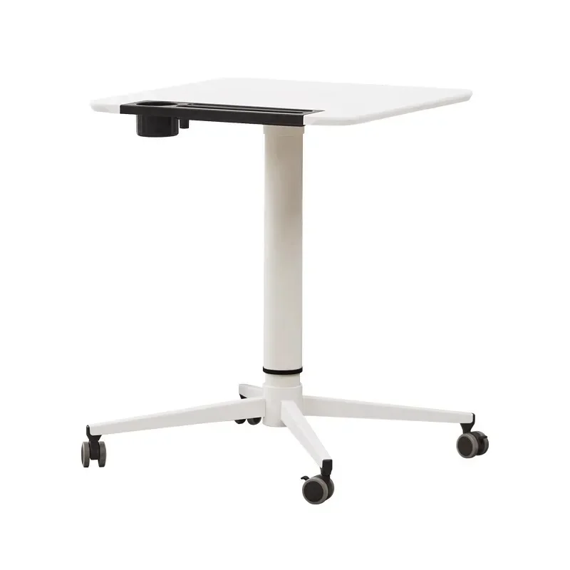 Movable lifting computer desk, household bedside table, sofa side table, standing type