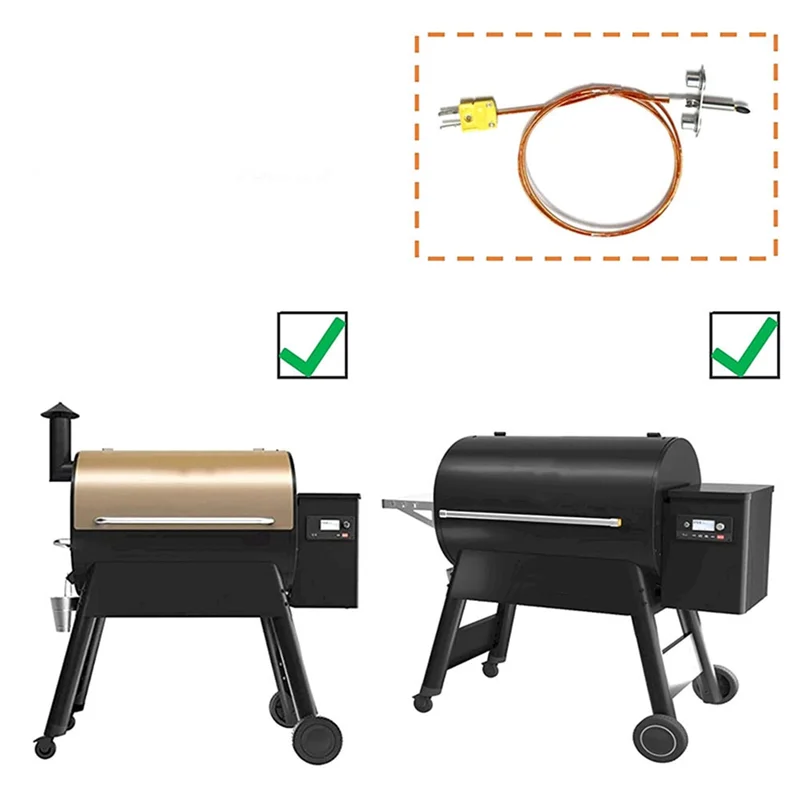 -A12R Thermocouple Probe Kit KIT0422 Metal For D2 PRO 575/780 Series & Ironwood 650/885 Wood Grill