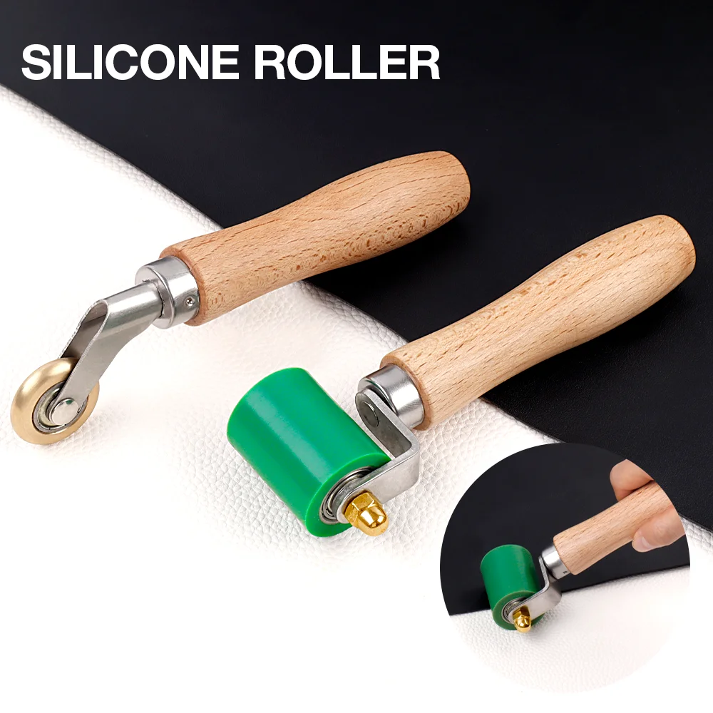 Brass Seam Roller for Welding Manual Pressure Edging Roller Wallpaper Flat Roller for Roofing/PVC Vinyl Flooring Installation