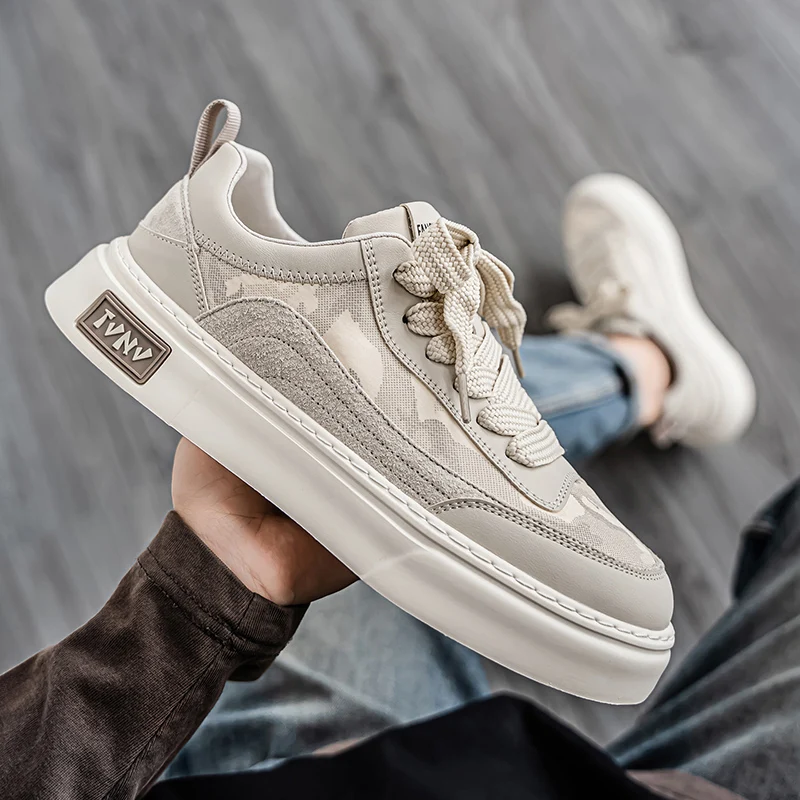 Мужская вулканизированная обувь с парусиновыми ремнями, новые четырехсезонные классические повседневные прогулочные туфли на плоской подошве с низким берцем и круглым носком