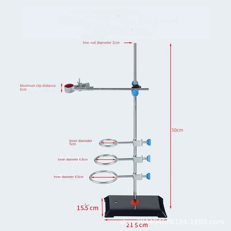 Thickened Laboratory Iron Frame, Complete Set of Square Support, Chemical Experiment Instrument, Support, Titration Table