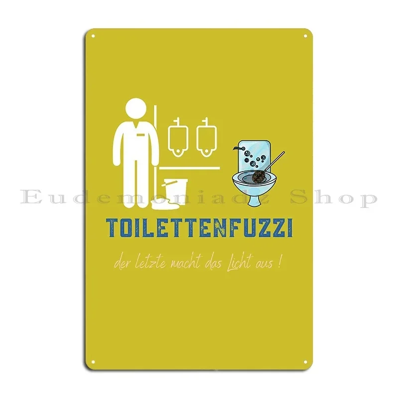 Toilet Hot Tub Turns Off The Light Metal Sign Garage Create Cinema Custom Wall Decor Tin Sign Poster