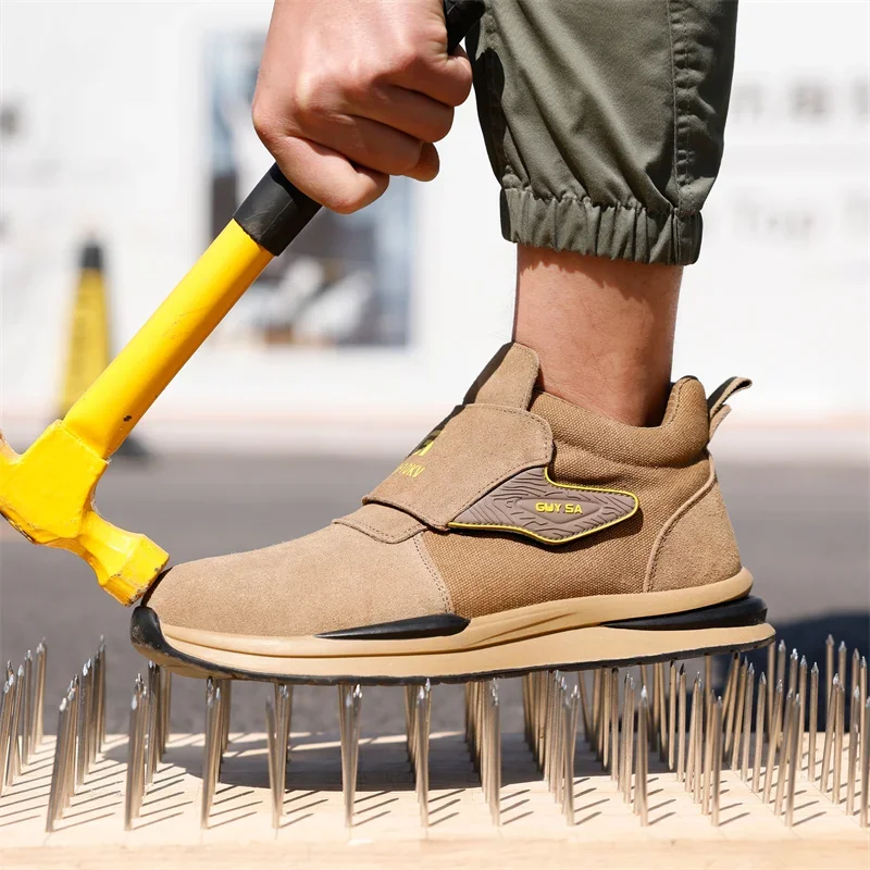 Fashion 2024 Latest 10KV Heat Resistant Welding Shoes Steel Toe Cap Men Work Safety Shoes Nail Proof Anti Smashing Sneakers