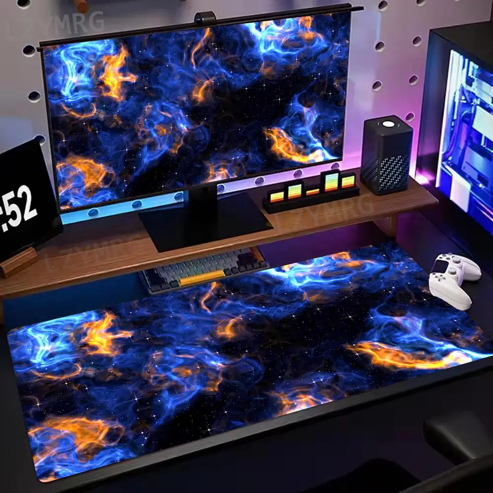 

Abstract Starry Sky Art Mouse Pad Large Rubber Anti-slip PC Desk Accessories Mousepad for Office & Gamer Keyboard Mats Decor Mat