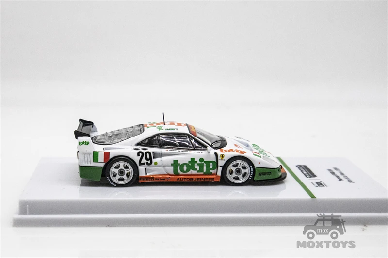 Tarmac Works 1:64 F40 LM 24h of Le Mans 1994 Race No29 Diecast Model Car