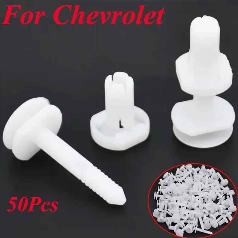 50 Piezas de Clips de Retención para Panel de Puerta de 6.7mm para Tahoe Astro Chevrolet C1500 C2500 K1500 K2500 1995-2001, Accesorios para Auto