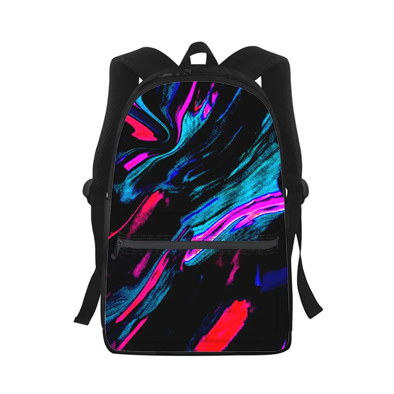 

Texture veins Colorful Men Women Backpack 3D Print Fashion Student School Bag Laptop Backpack Kids Travel Shoulder Bag