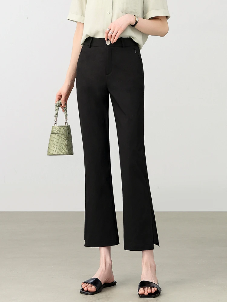 

SENTUBILA Women's Baggy Flared Pants 2025 New Collection Elegant Fashion Vintage Trousers Summer Ladies Casual Clothes 142K54703