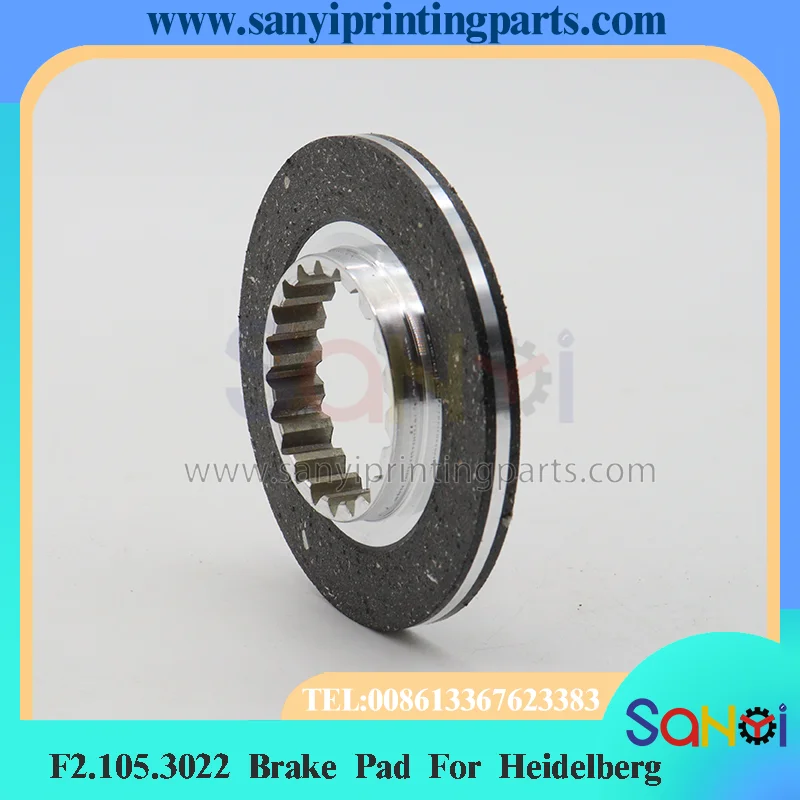 

Тормозная колодка F2.105.3022/01 66x5 мм для печатных машин Heidelberg CX102 SM74, запчасти для тормозной системы