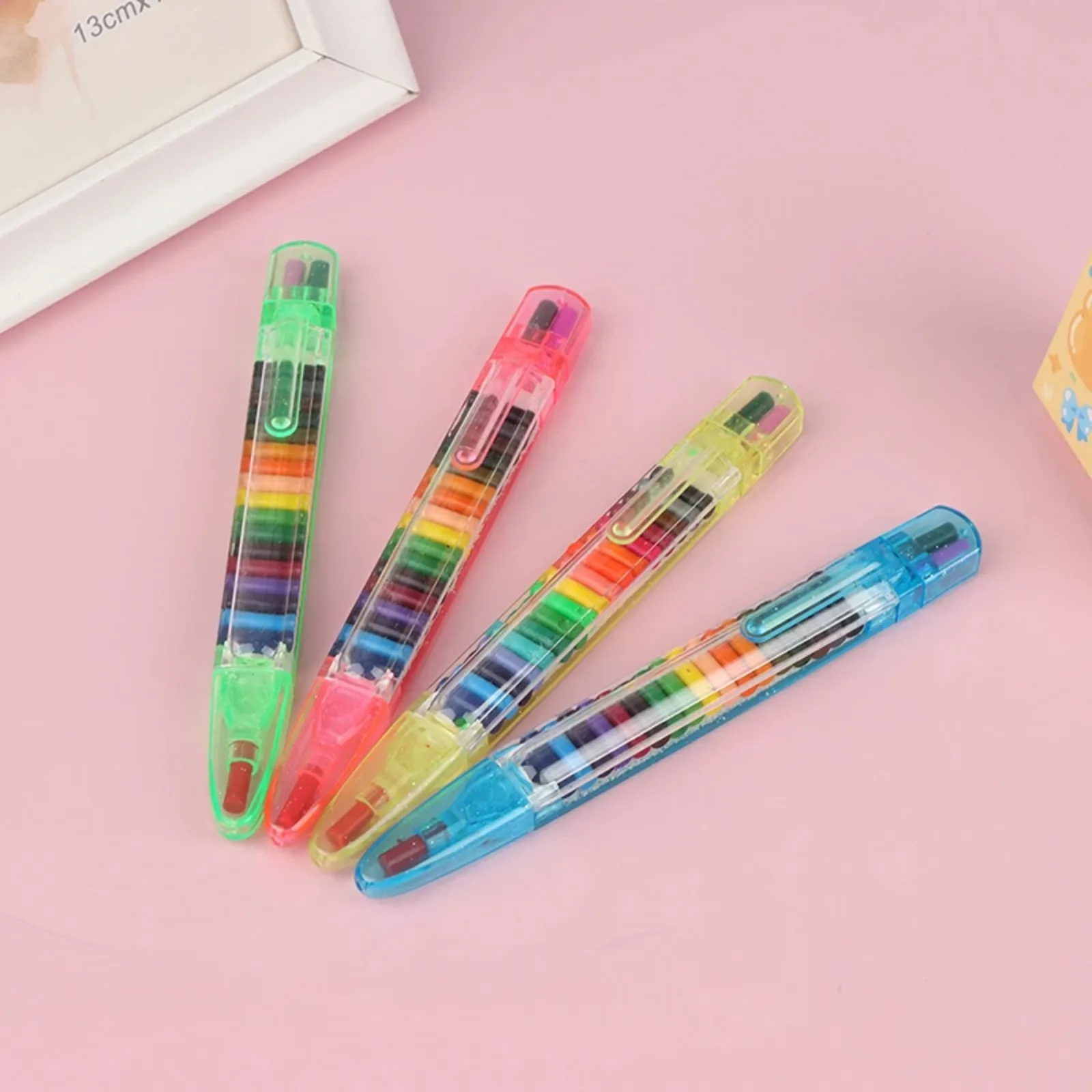 20 Colors/pcs Cute Kawaii Crayons Oil Pastel Creative Colored Graffiti Pen for Kids Painting Drawing Supplies Student Stationery