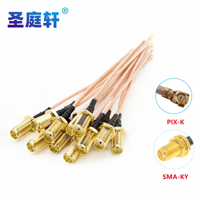 Verlängerungskabel U.FL IPX auf RP-SMA Buchse Antenne RF Pigtail Kabel Jumper für PCI WiFi Karte RP-SMA Jack auf IPX RG178