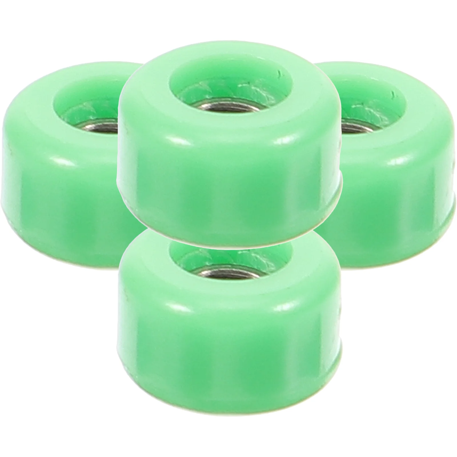 4 Pcs Childrens Toys Simulation Skate Roller Portable Accessories Compact Fingertip Movement Green Small Model