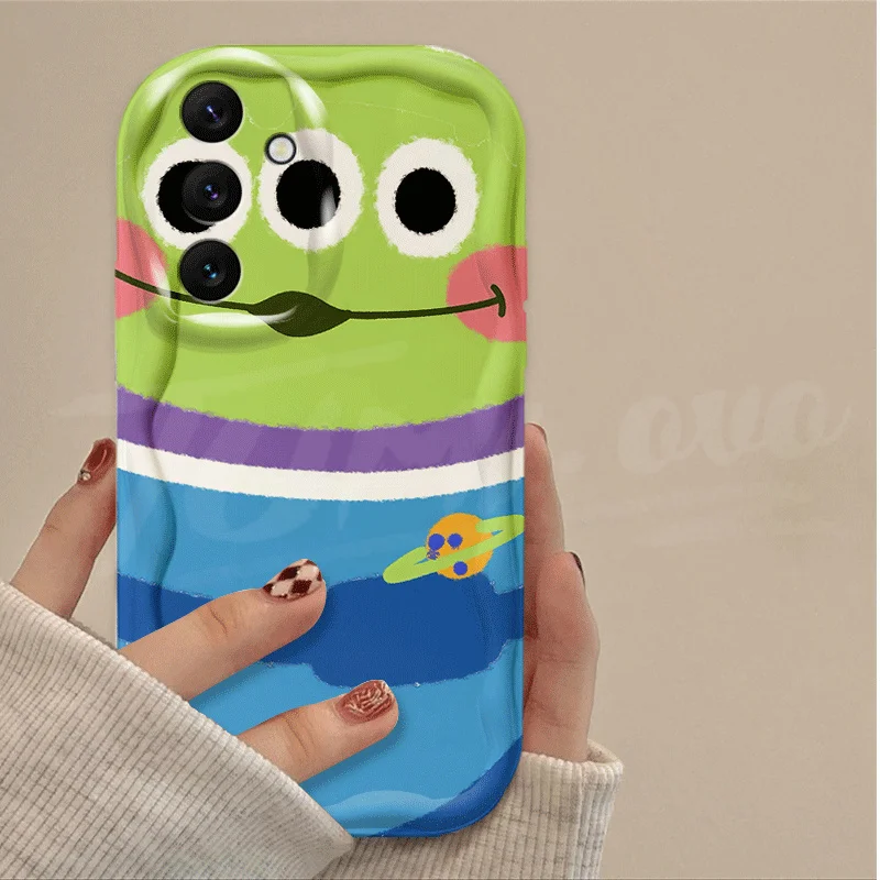 Disney Toy Story Lotso Olaf Soft Wave Case For Samsung Galaxy A34 A54 A24 A14 A13 A23 A33 A53 A73 A15 A05 A05S Silicone Cover