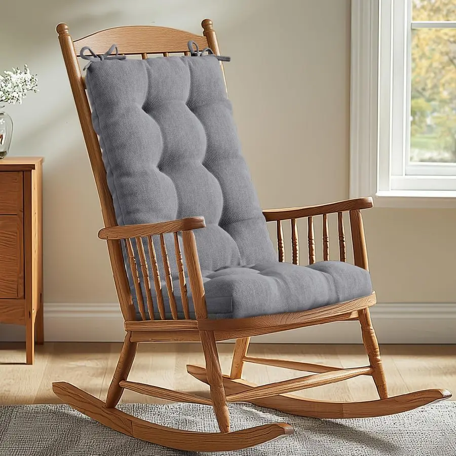 

Подушки для кресел-качалок для дома, водонепроницаемые сменные подушки для кресел-глайдеров, комплект для патио, веранды, сада, подходят для большинства стандартных моделей